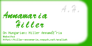 annamaria hiller business card